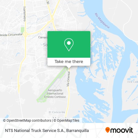 NTS National Truck Service S.A. map