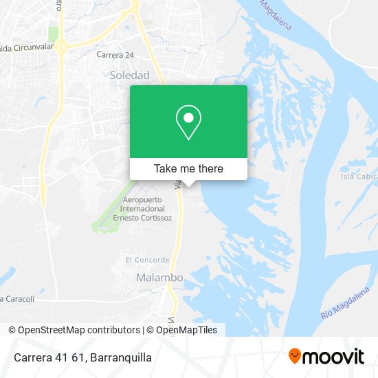 Mapa de Carrera 41 61