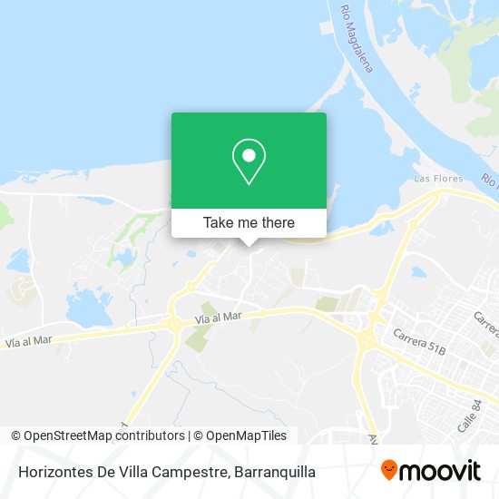 Horizontes De Villa Campestre map