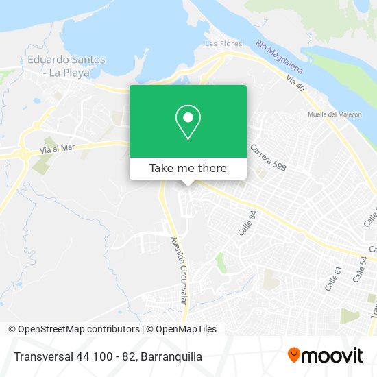 Mapa de Transversal 44 100 - 82