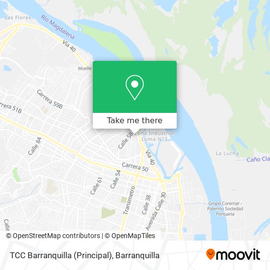 TCC Barranquilla (Principal) map