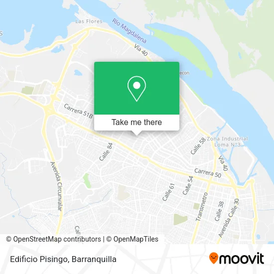 Edificio Pisingo map