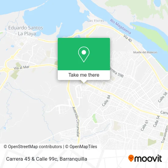 Carrera 45 & Calle 99c map