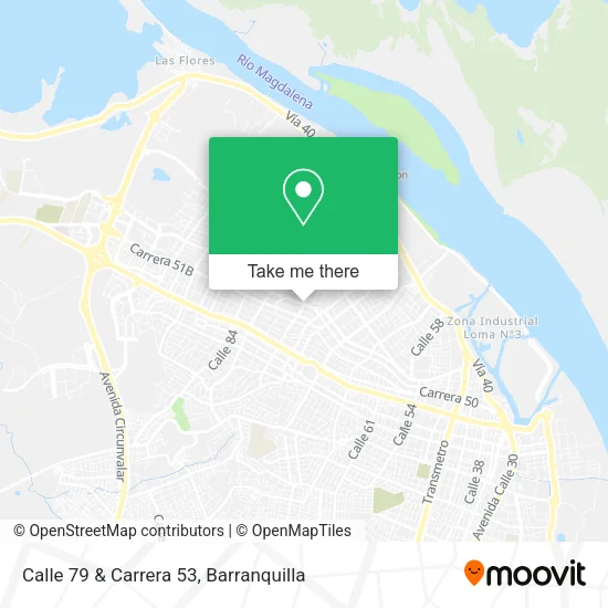 Calle 79 & Carrera 53 map