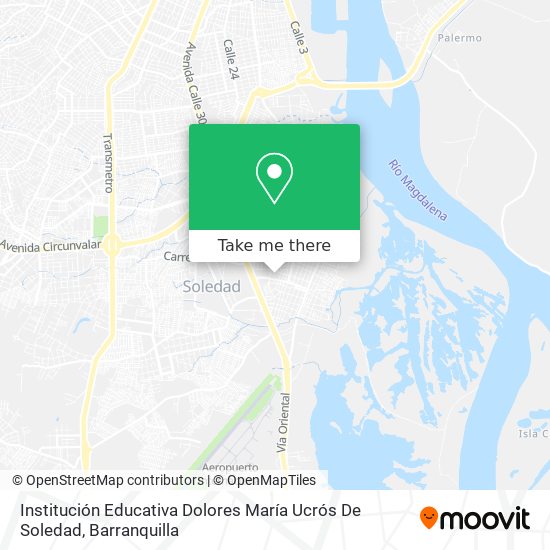 Institución Educativa Dolores María Ucrós De Soledad map