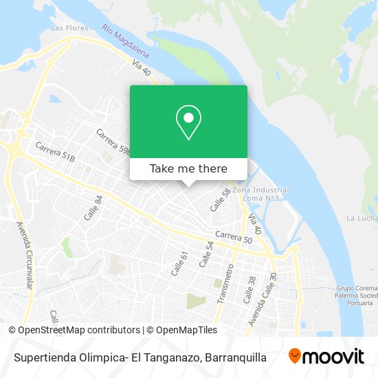Supertienda Olimpica- El Tanganazo map