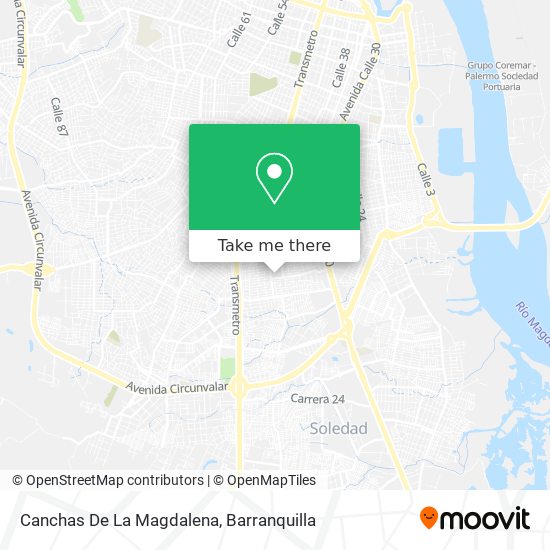 Canchas De La Magdalena map