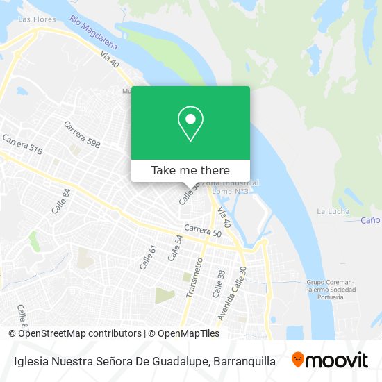 Iglesia Nuestra Señora De Guadalupe map