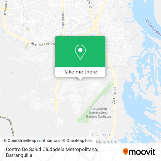 Centro De Salud Ciudadela Metropolitana map