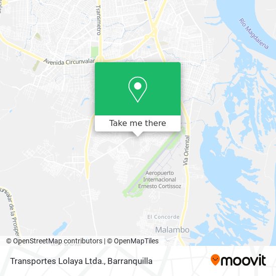 Mapa de Transportes Lolaya Ltda.