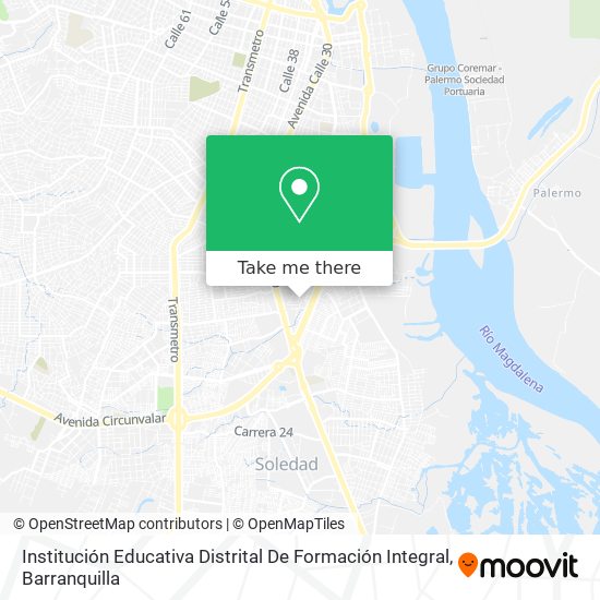 Institución Educativa Distrital De Formación Integral map