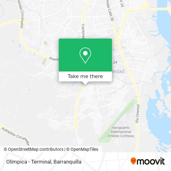 Olímpica - Terminal map