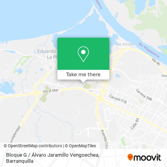 Bloque G / Álvaro Jaramillo Vengoechea map