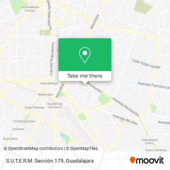 S.U.T.E.R.M. Sección 179 map
