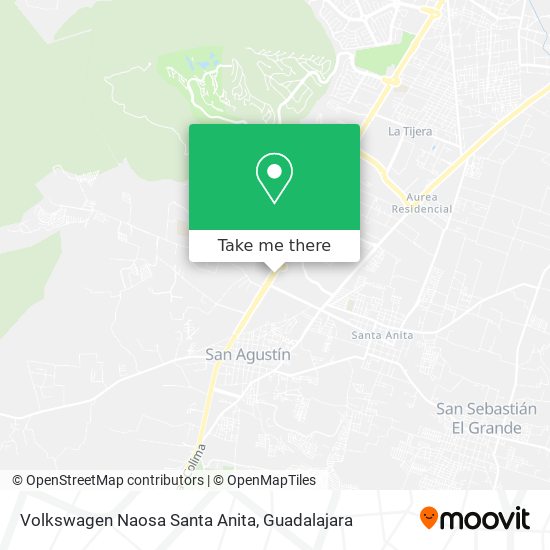 Volkswagen Naosa Santa Anita map