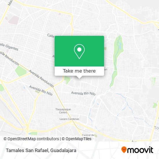 Tamales San Rafael map