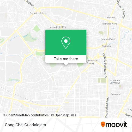 Gong Cha map