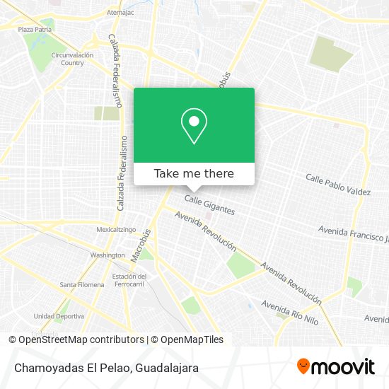 Chamoyadas El Pelao map