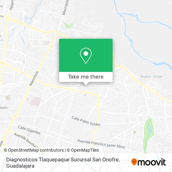 Mapa de Diagnosticos Tlaquepaque Sucursal San Onofre