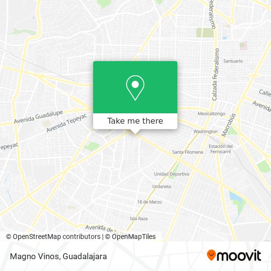 Mapa de Magno Vinos