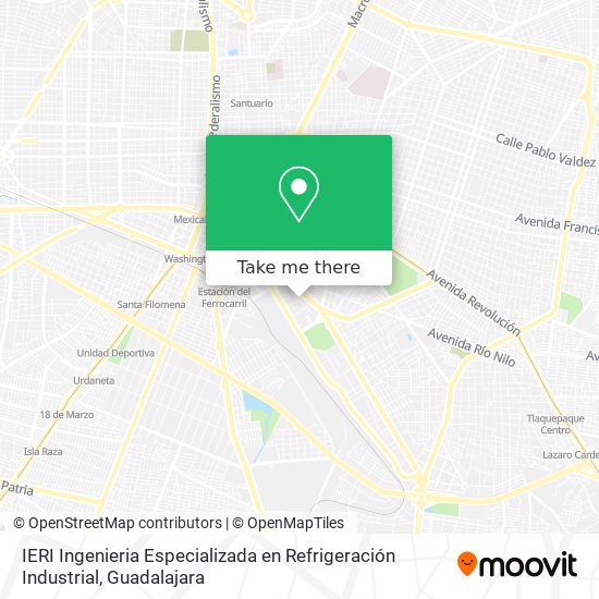 IERI Ingenieria Especializada en Refrigeración Industrial map