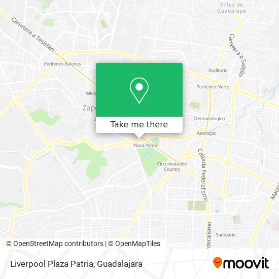 Liverpool Plaza Patria map