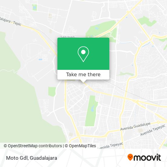 Mapa de Moto Gdl