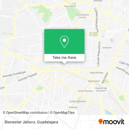 Mapa de Bienestar Jalisco