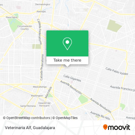 Mapa de Veterinaria Alf