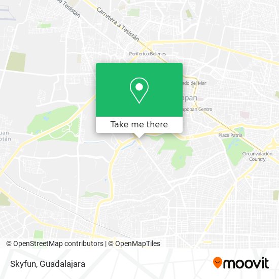 Mapa de Skyfun