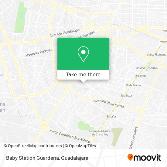 Baby Station Guarderia map