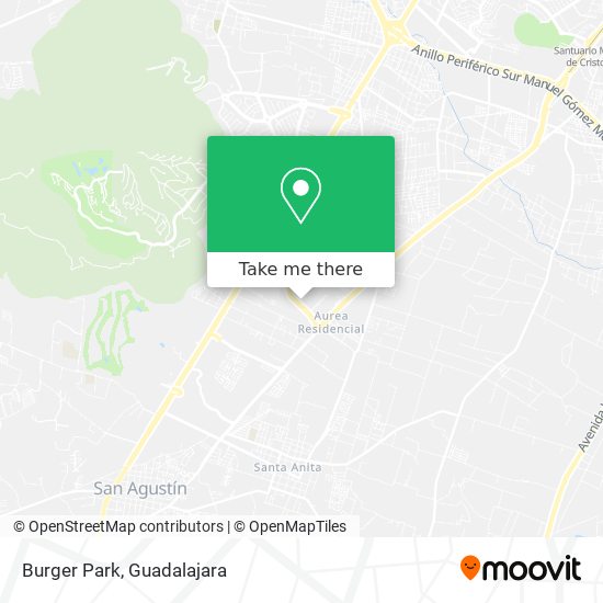Mapa de Burger Park