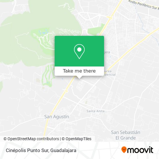 Cinépolis Punto Sur map