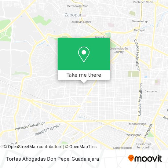 Tortas Ahogadas Don Pepe map