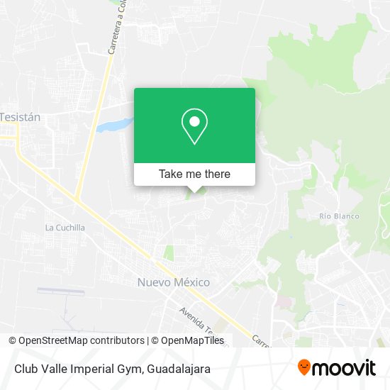 How to get to Club Valle Imperial Gym in Zapopan by Bus or Train?