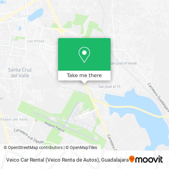 Mapa de Veico Car Rental (Veico Renta de Autos)