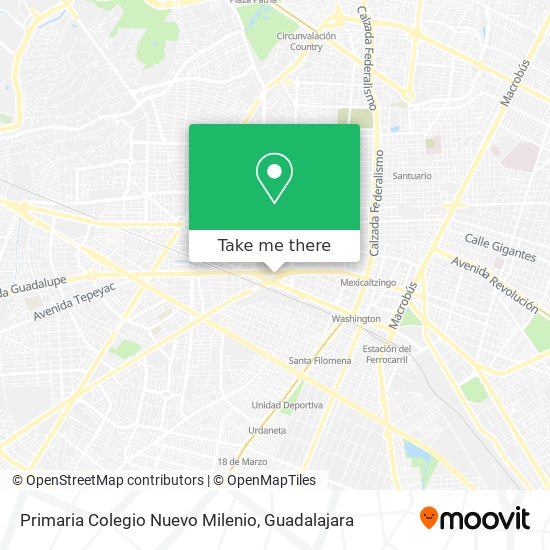 Primaria Colegio Nuevo Milenio map