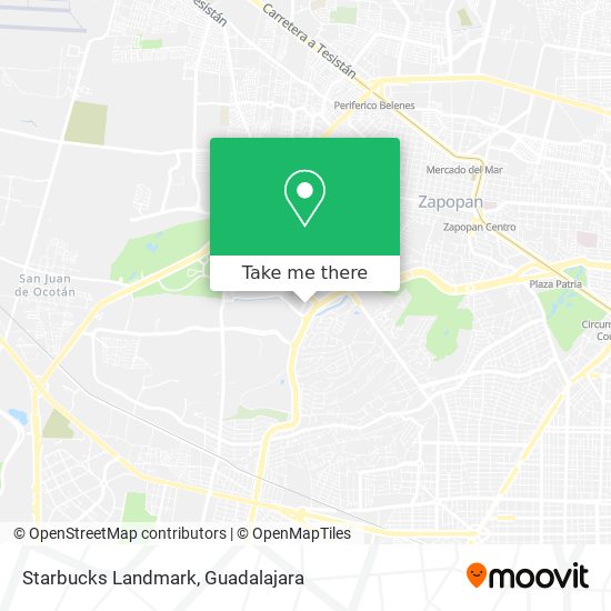 Mapa de Starbucks Landmark