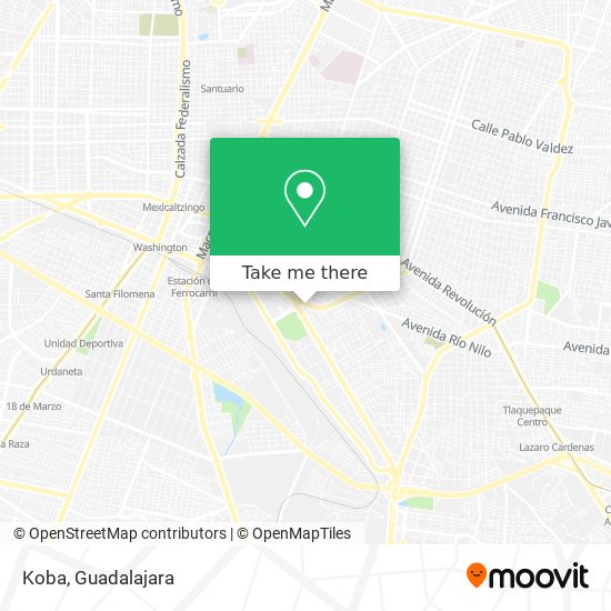 Mapa de Koba