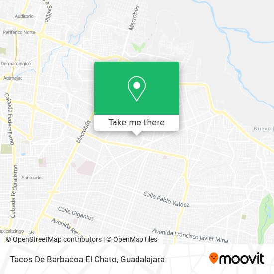 Tacos De Barbacoa El Chato map