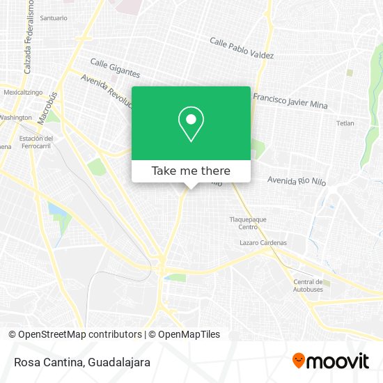 Mapa de Rosa Cantina