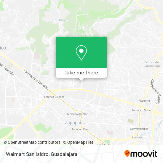 Walmart San Isidro map