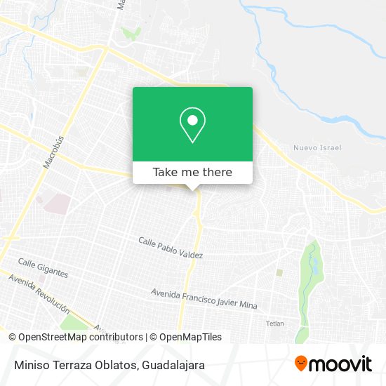 Mapa de Miniso Terraza Oblatos