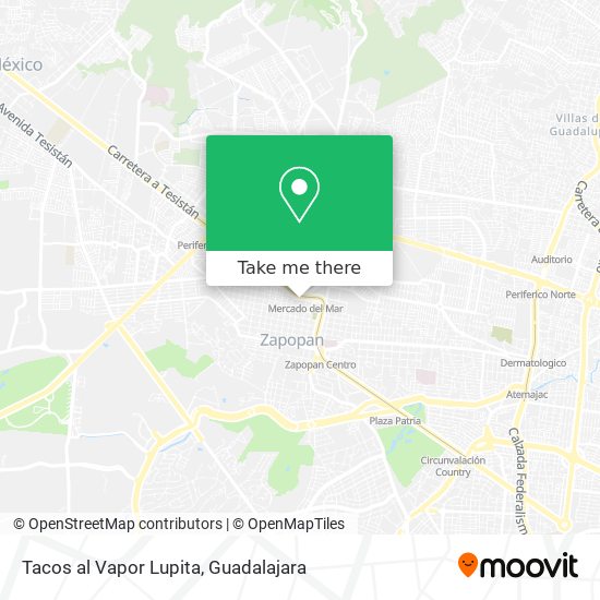 Tacos al Vapor Lupita map