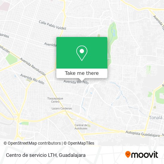 Centro de servicio LTH map
