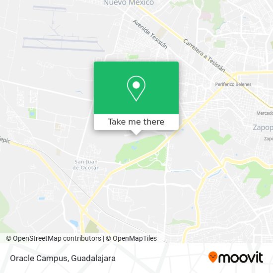 Mapa de Oracle Campus