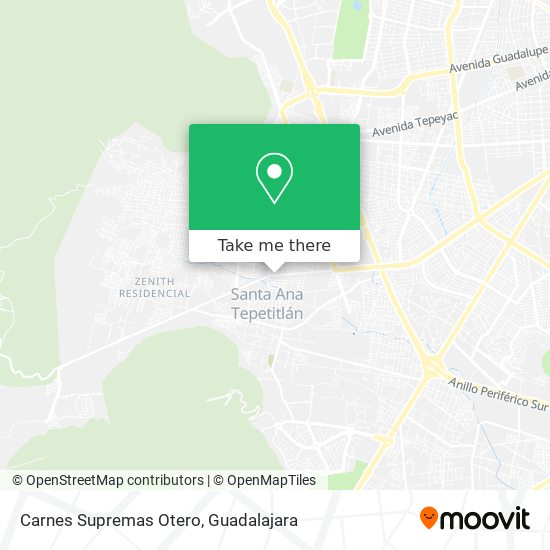 Mapa de Carnes Supremas Otero