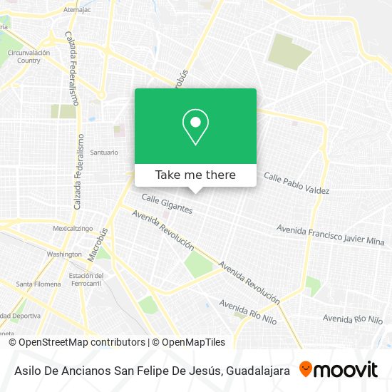 Asilo De Ancianos San Felipe De Jesús map