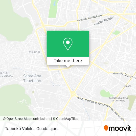 Tapanko Valaka map