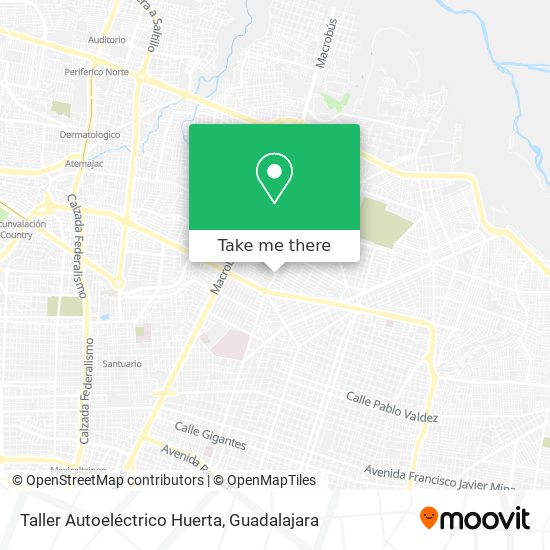 Taller Autoeléctrico Huerta map